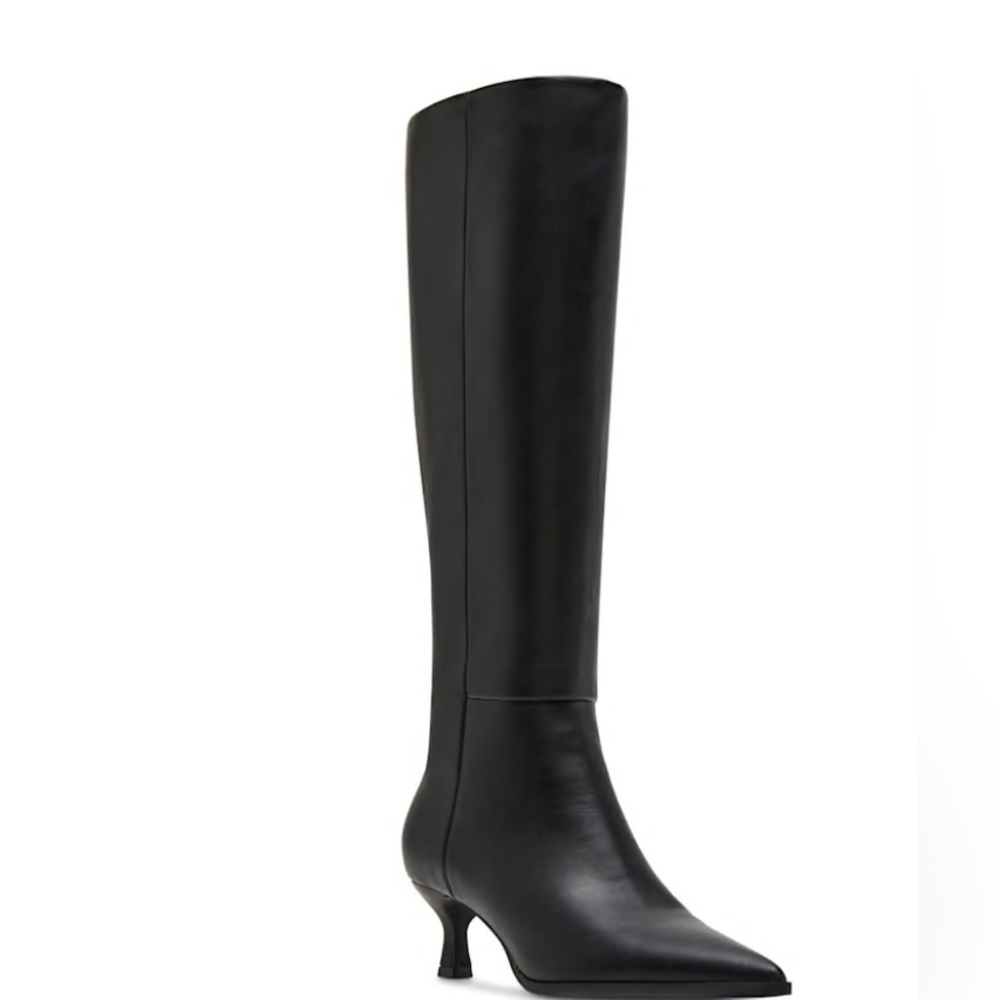Madden Girl Debut Knee High Kitten-Heel Dress Boots 8.5